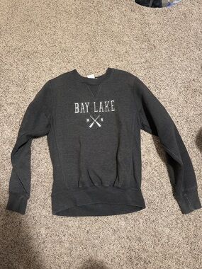 Artisan Charcoal Pullover with White Lettering